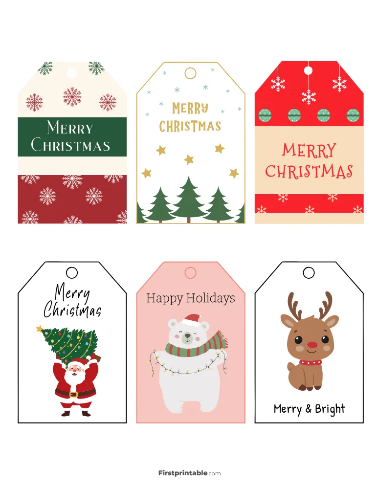 Printable Christmas Gift Tags 06