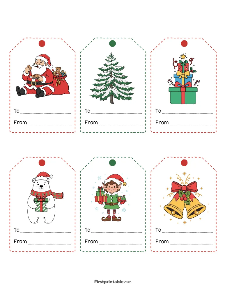 Printable Christmas Gift Tags 08