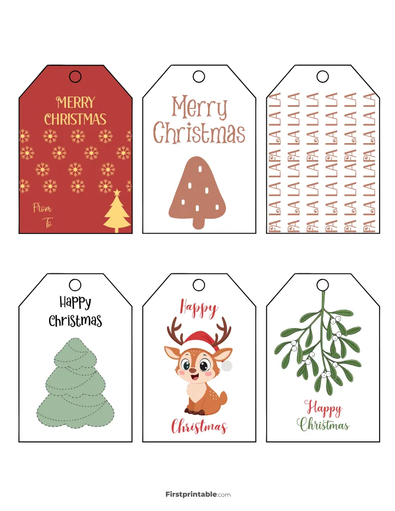 Printable Christmas Gift Tags 11