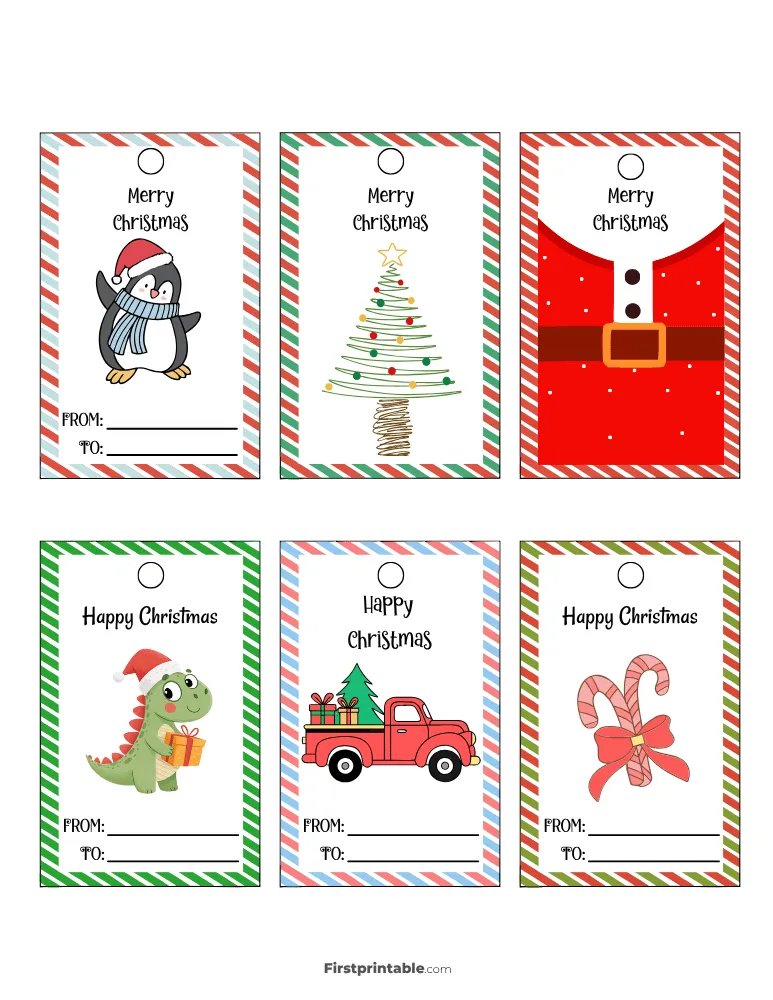 Printable Christmas Gift Tags 14