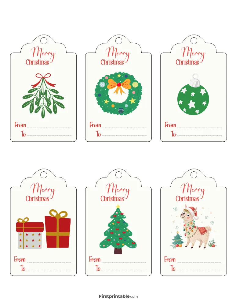 Printable Christmas Gift Tags 15
