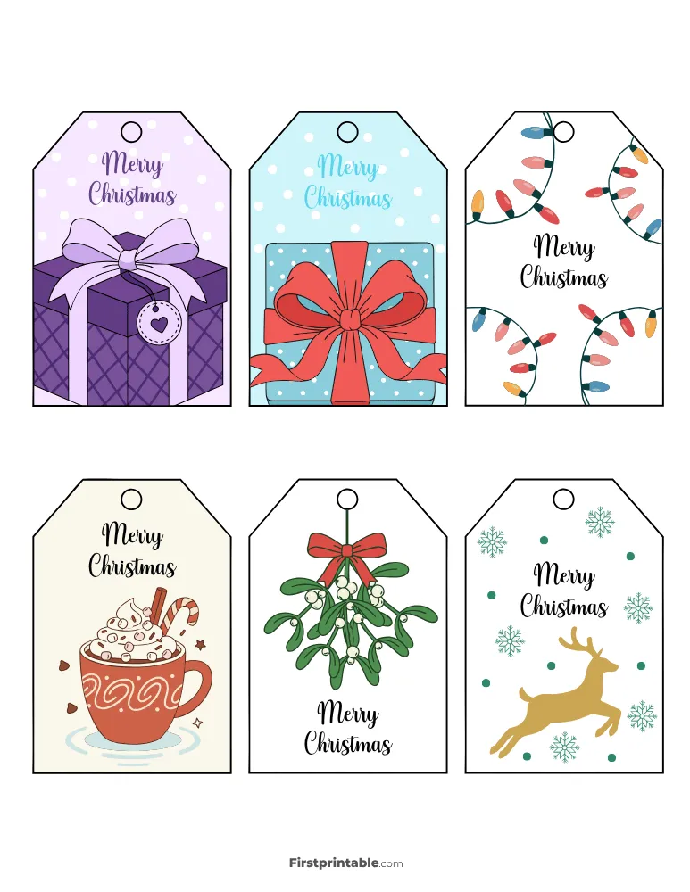 Printable Christmas Gift Tags 16
