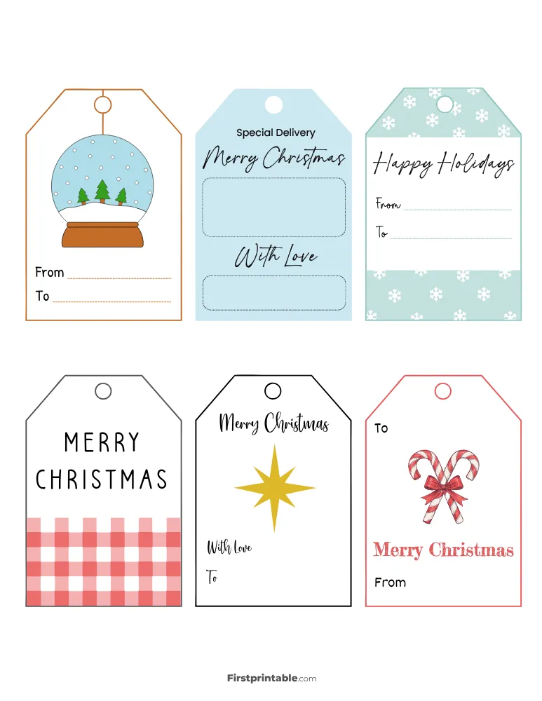 Printable Christmas Gift Tags 17