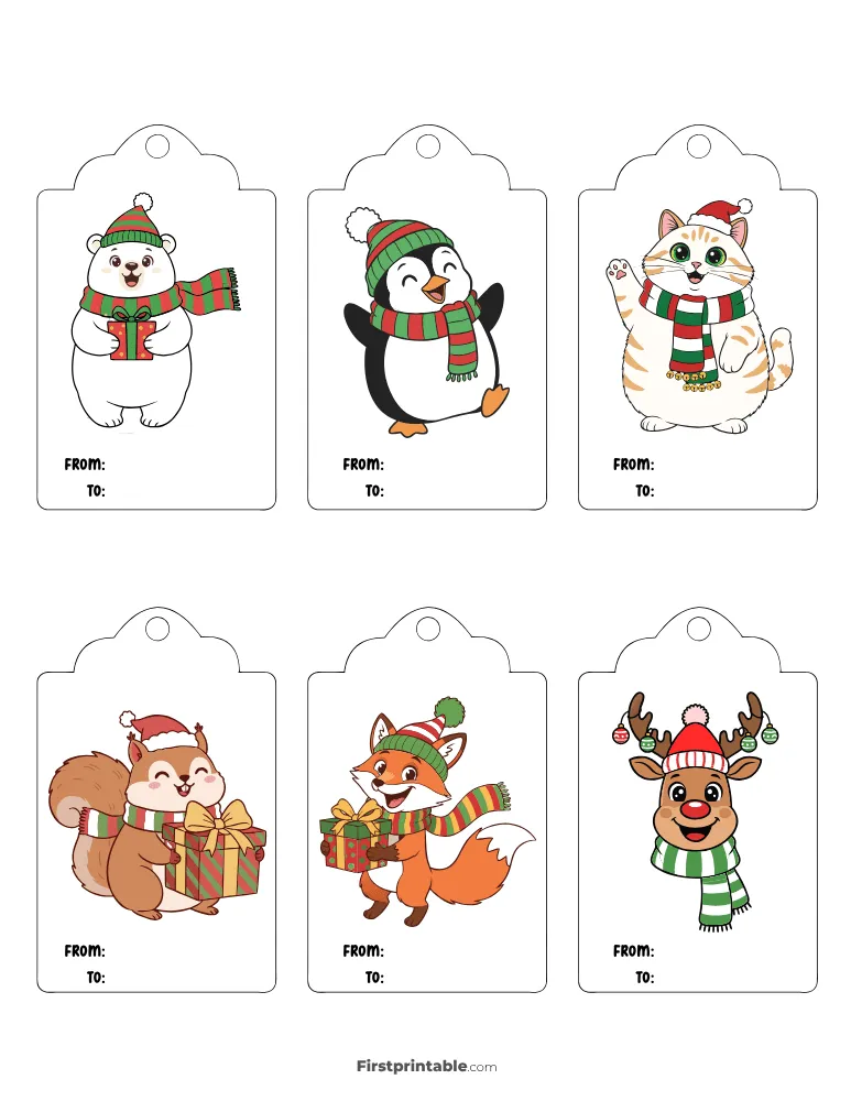 Printable Christmas Gift Tags 19