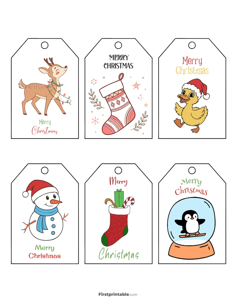 Printable Christmas Gift Tags 20