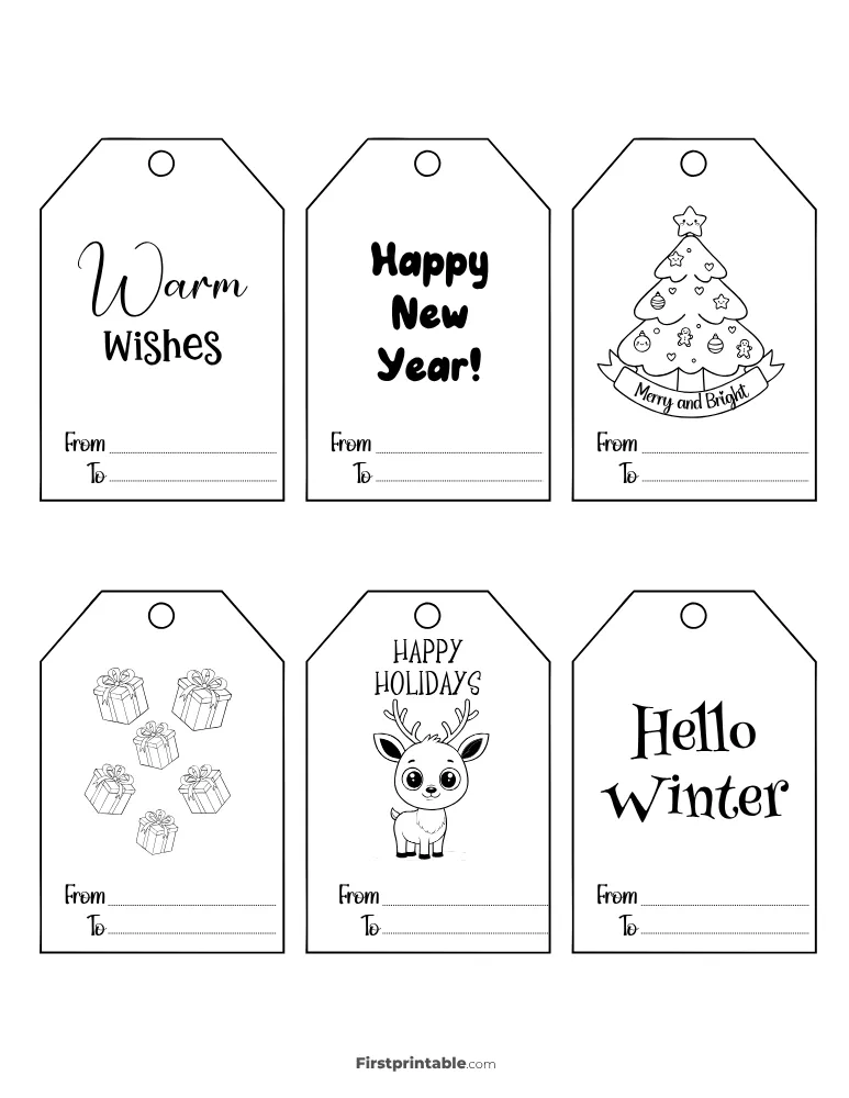 Printable Christmas Gift Tags 23