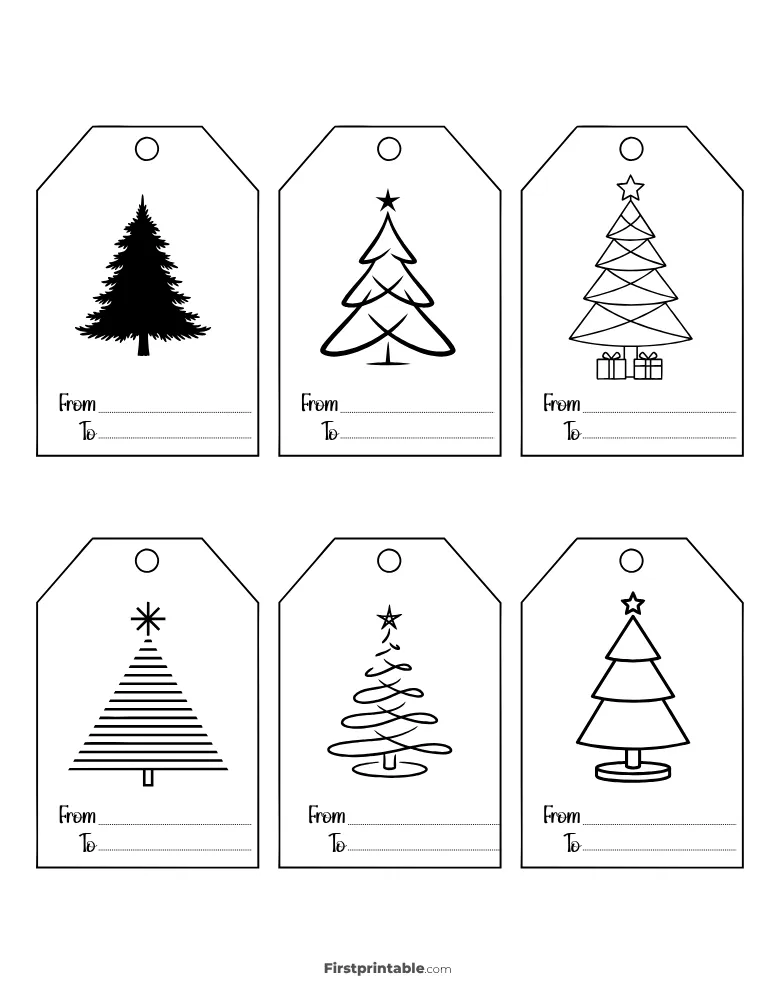 Printable Christmas Gift Tags 24