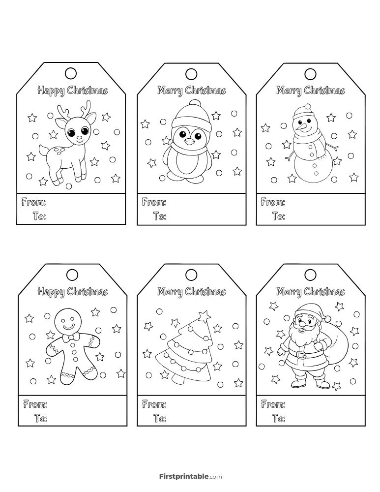 Printable Christmas Gift Tags 28