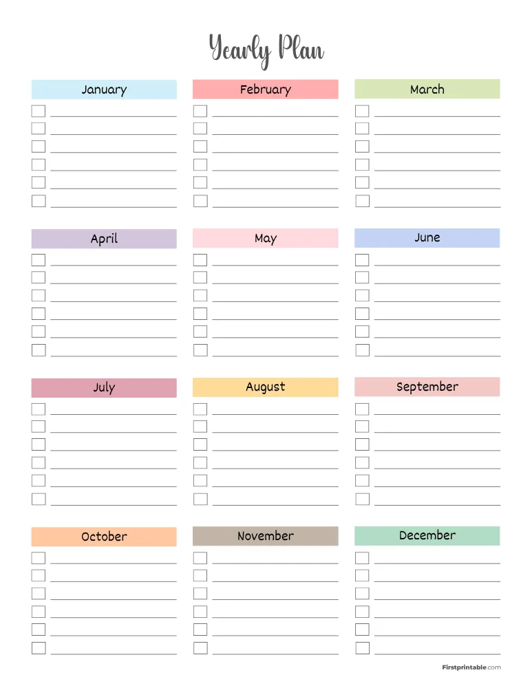 Yearly Planner 04