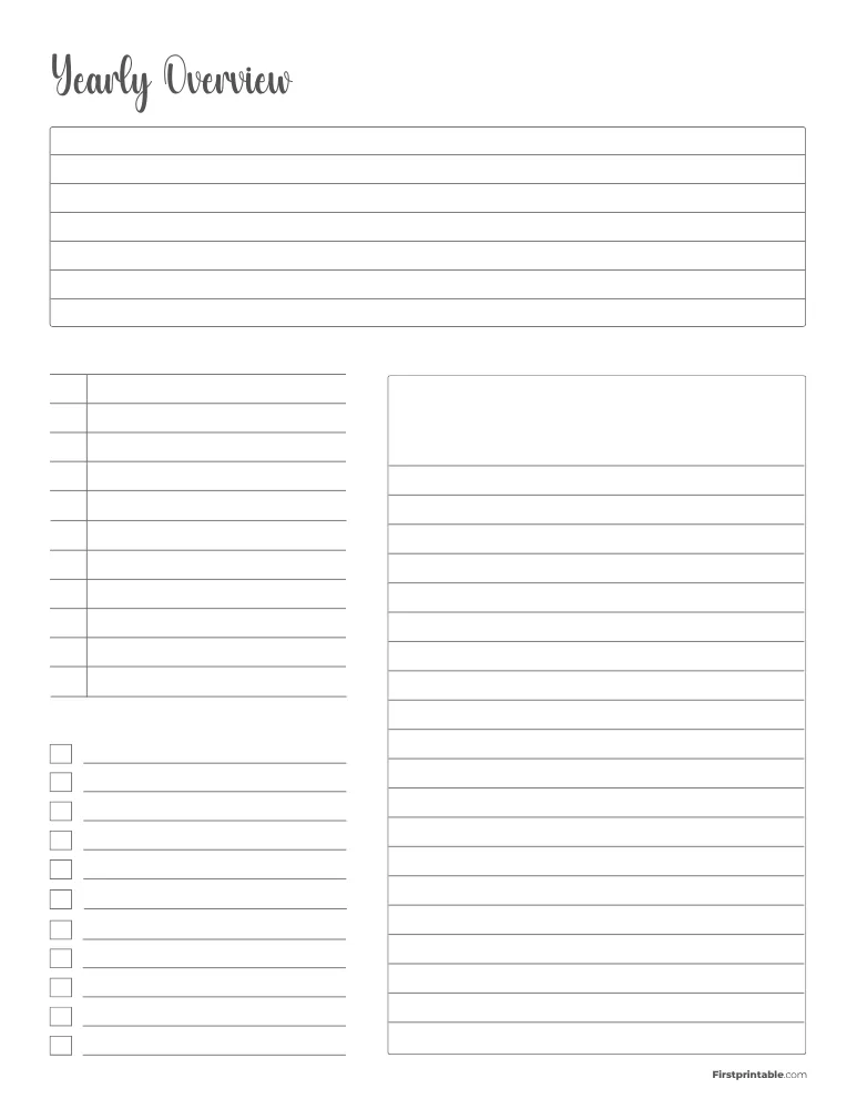 Yearly Planner 05