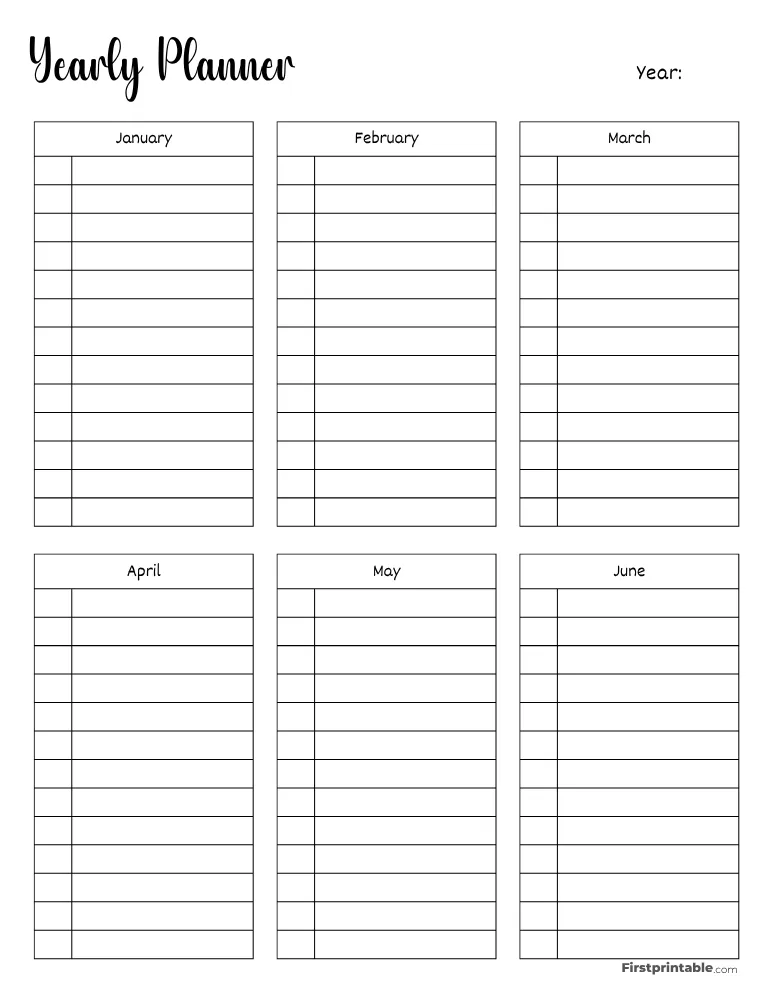 Yearly Planner 06 01 of 2