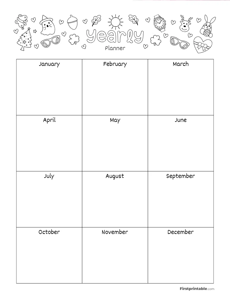 Yearly Planner 11