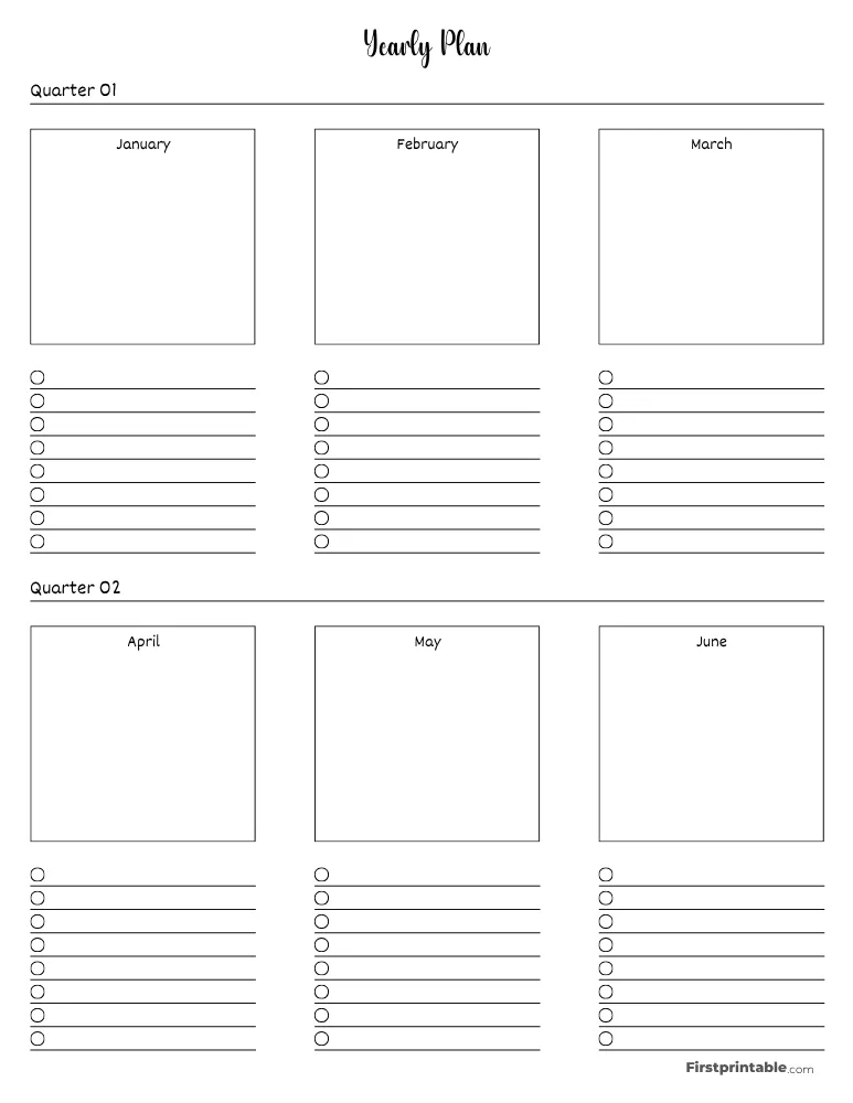 Yearly Planner 18 Page 1 of 2