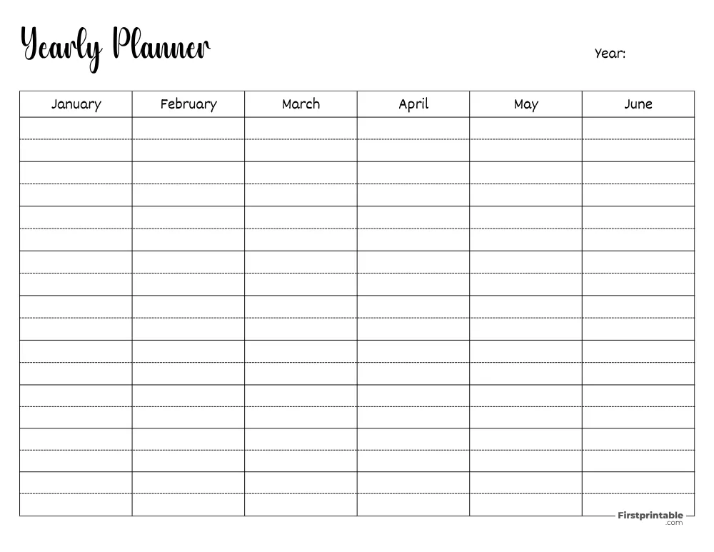 Yearly Planner 40 Page 1 of 2