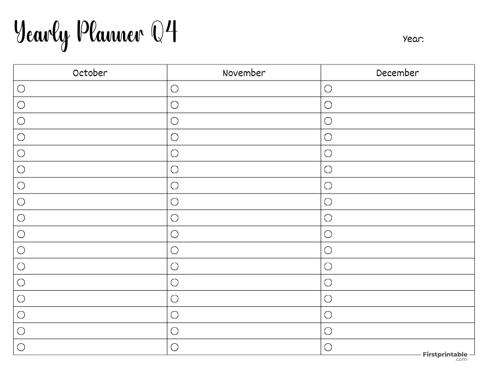 Yearly Planner 43 Page 4 of 4