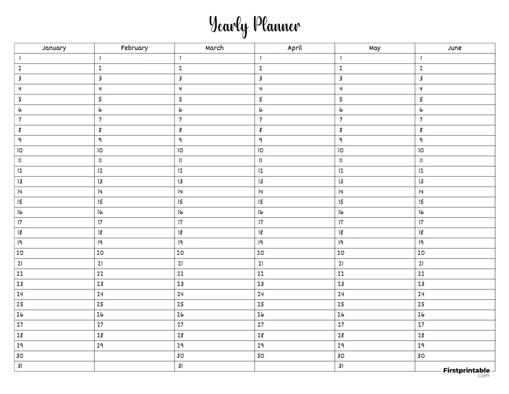 Yearly Planner 44 Page 1 of 2
