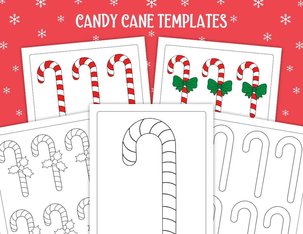 Candy Cane Templates