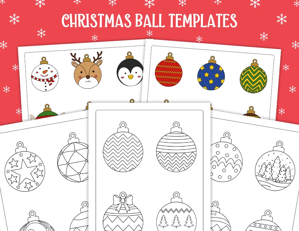 Christmas Ball Templates