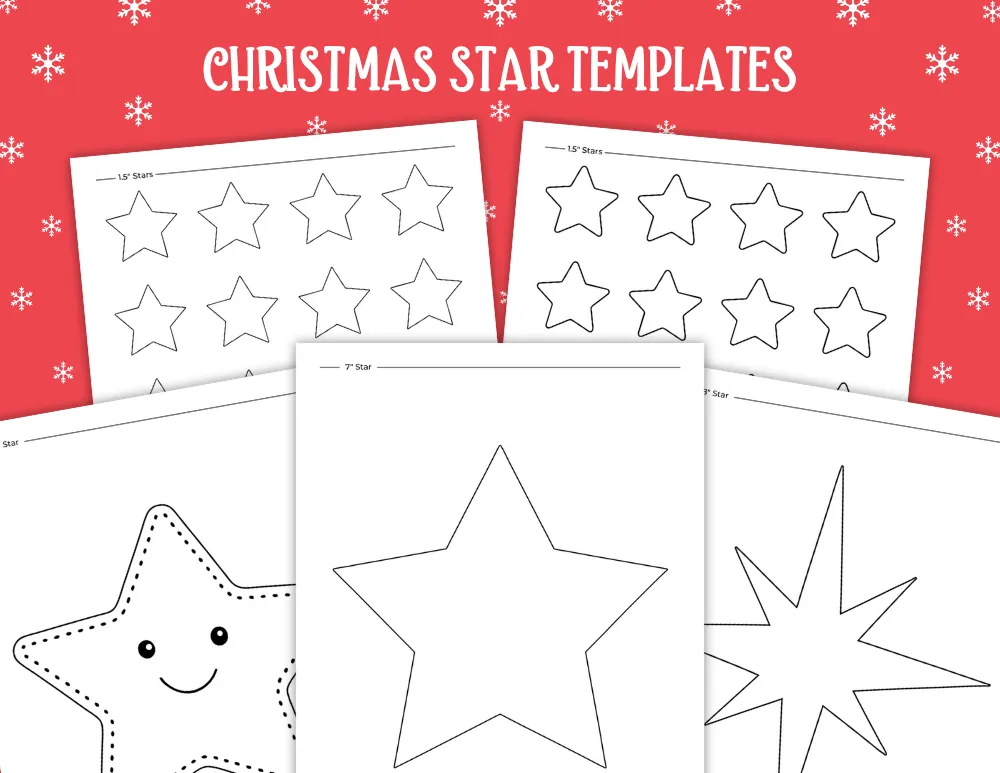 Christmas Star Templates