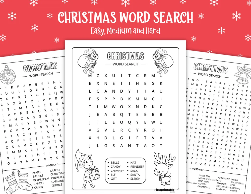 Christmas Word Search