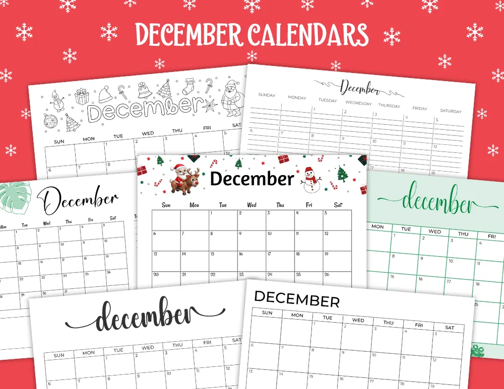 December Calendars