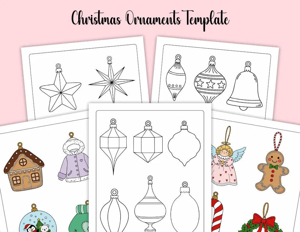 Free Christmas Ornaments Template Free Christmas Ornaments Template
