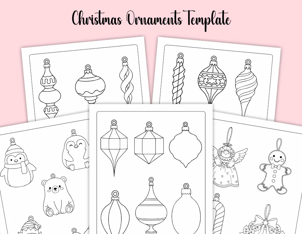 Free Christmas Ornaments Templates and Outlines Free Christmas Ornaments Templates and Outlines