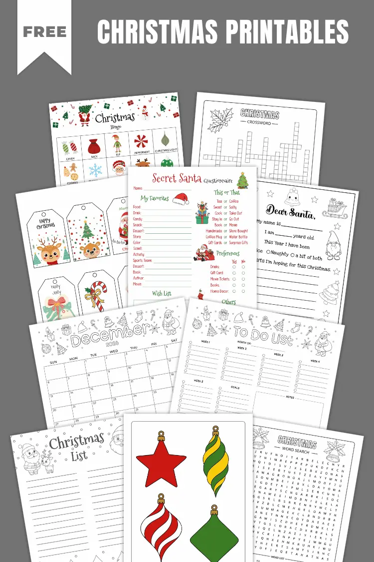 Free Christmas Printables