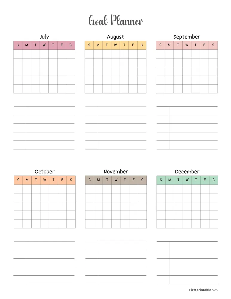 Goal Planner 06 Page 2 of 2
