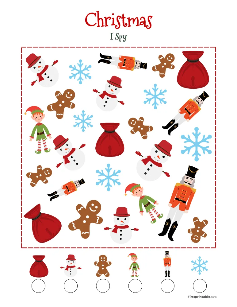 Christmas I Spy - Easy 02