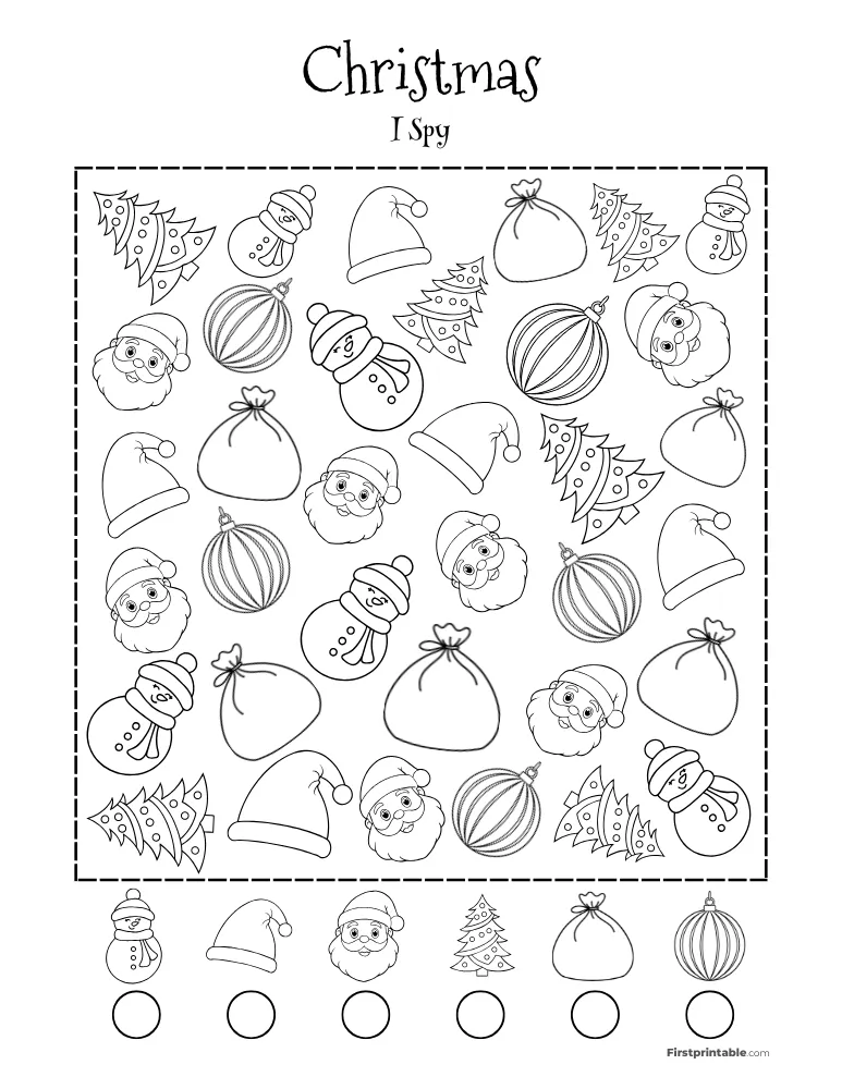 Christmas I Spy - Easy 03