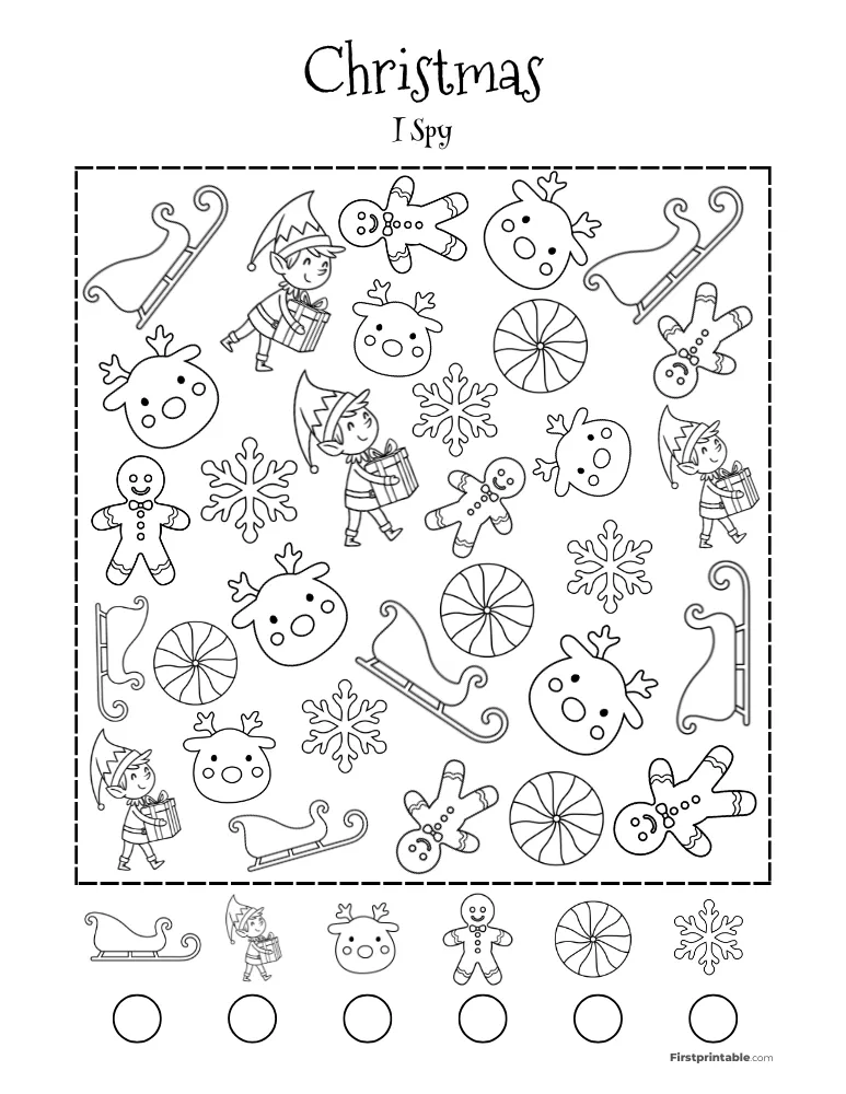 Christmas I Spy - Easy 04