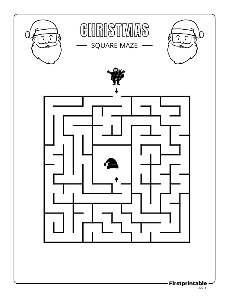 Christmas Maze - Easy 03