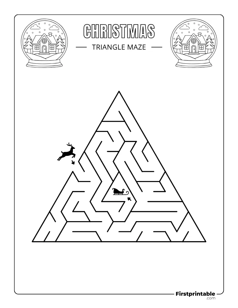 Christmas Maze - Easy 05