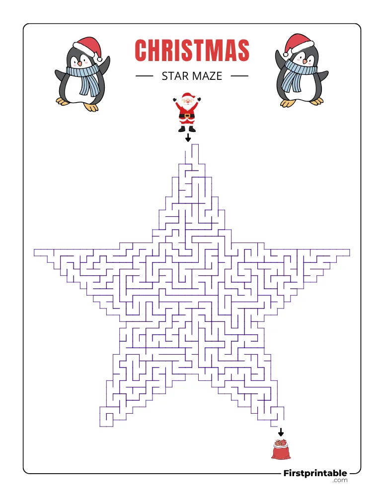 Christmas Maze - Hard 01