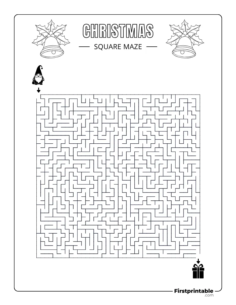 Christmas Maze - Hard 07