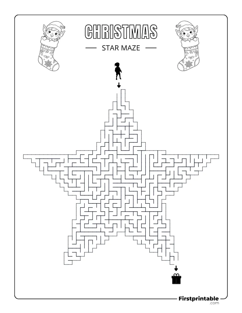 Christmas Maze - Hard 09