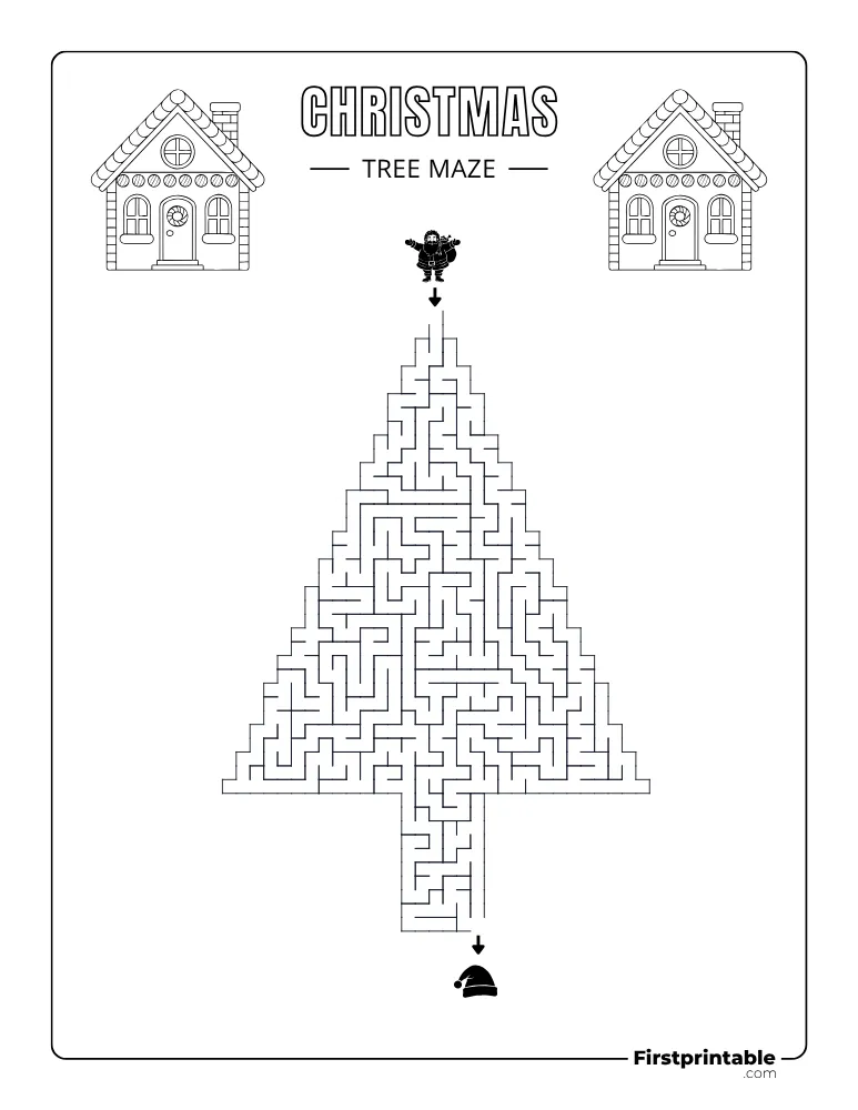 Christmas Maze - Hard 10