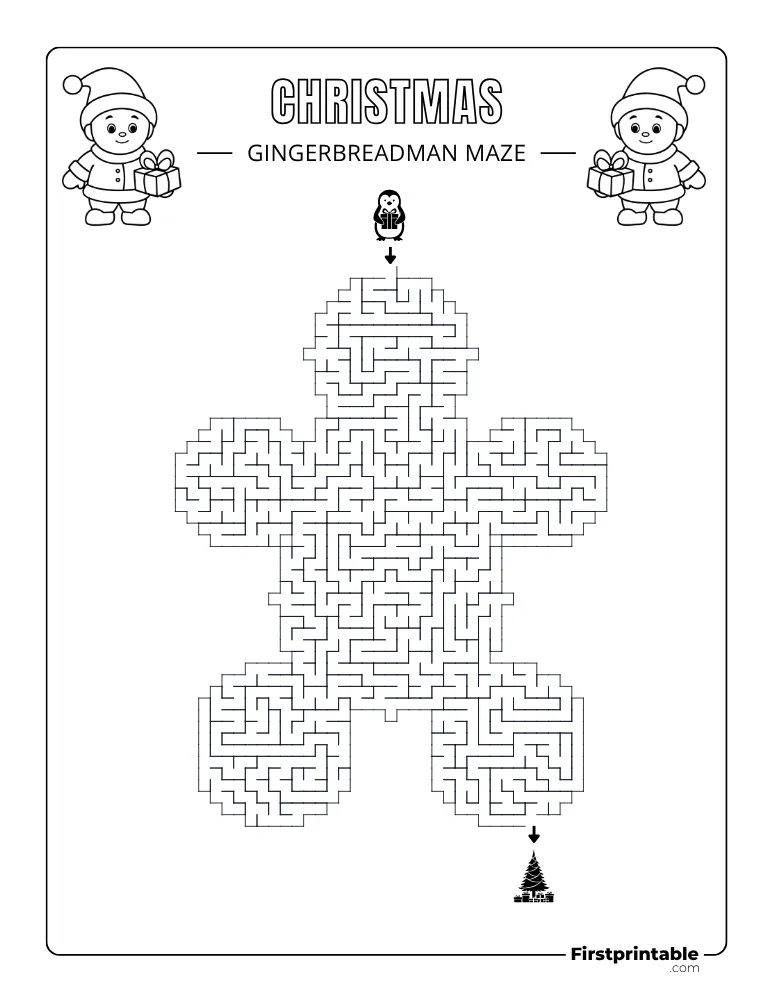 Christmas Maze - Hard 11