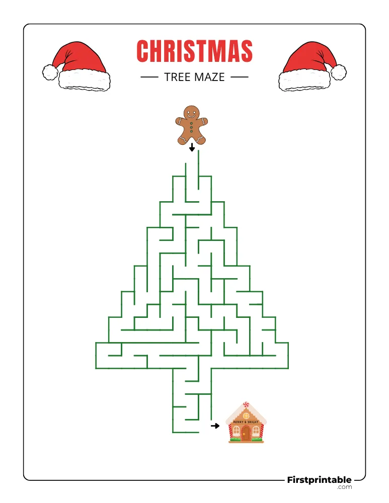 Christmas Maze - Medium 01