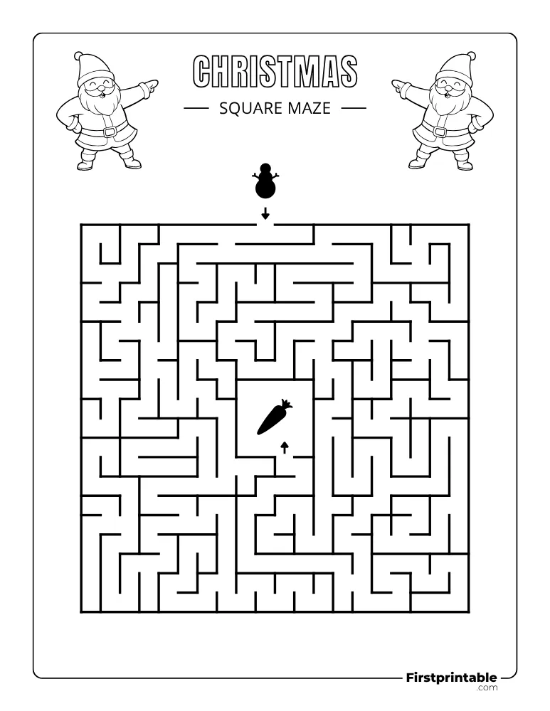 Christmas Maze - Medium 04