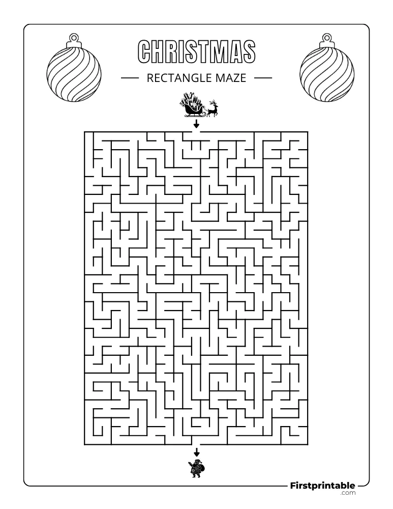 Christmas Maze - Medium 05