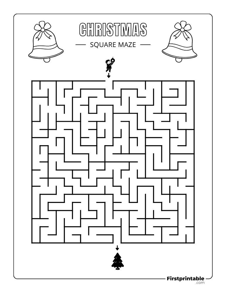 Christmas Maze - Medium 06