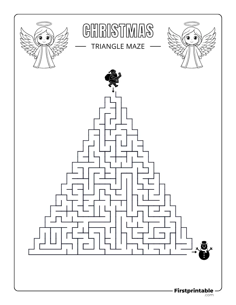Christmas Maze - Medium 07