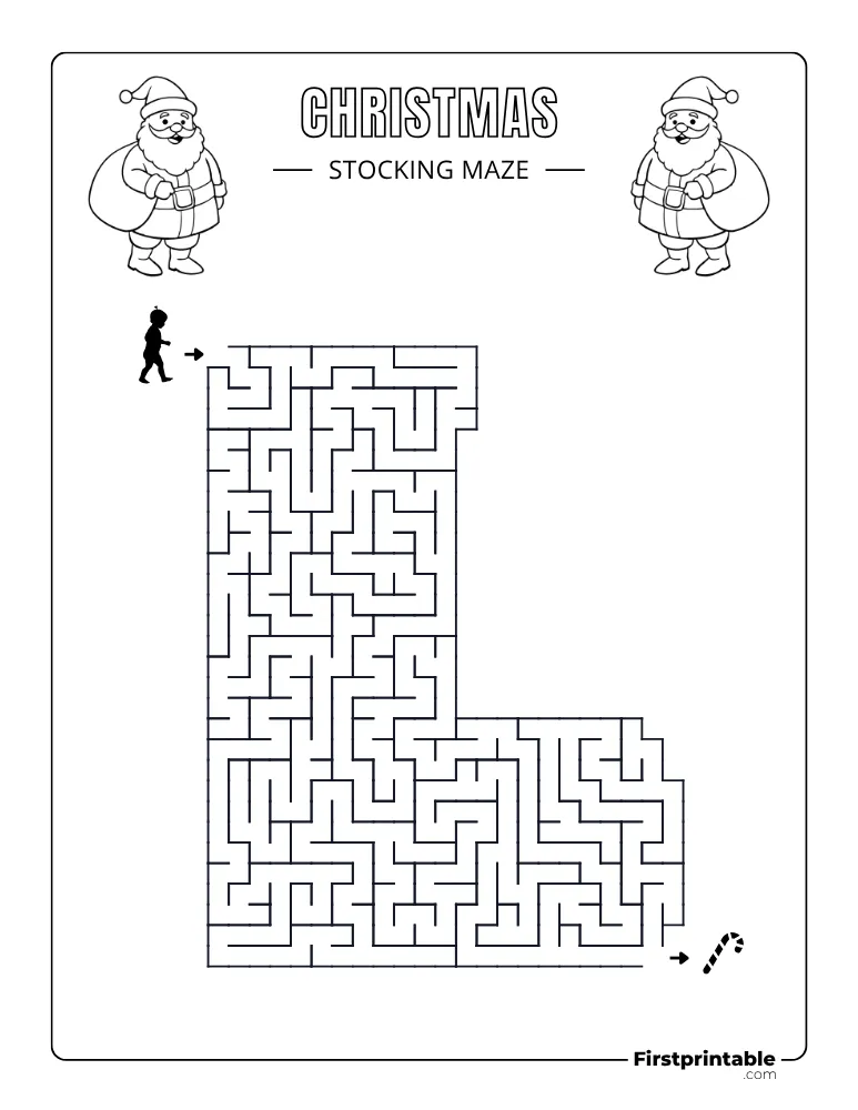 Christmas Maze - Medium 11