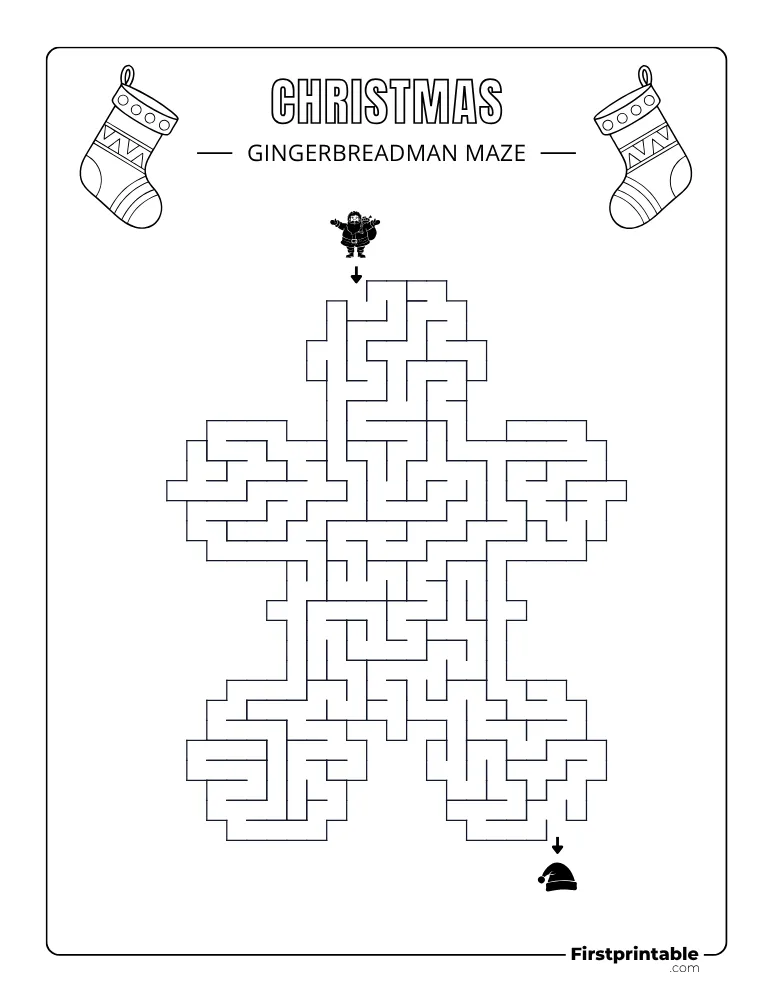 Christmas Maze - Medium 13