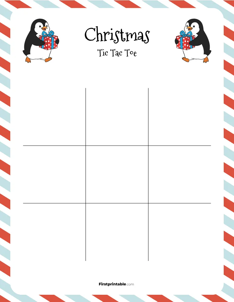 Printable Christmas Tic Tac Toe 05