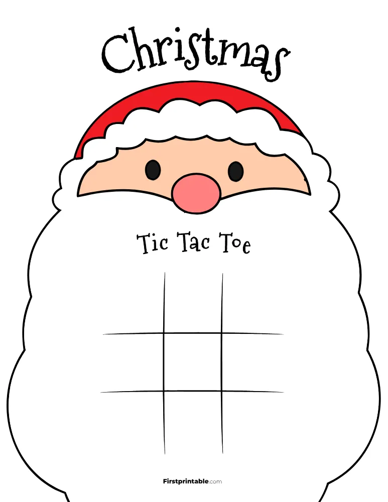 Printable Christmas Tic Tac Toe 15