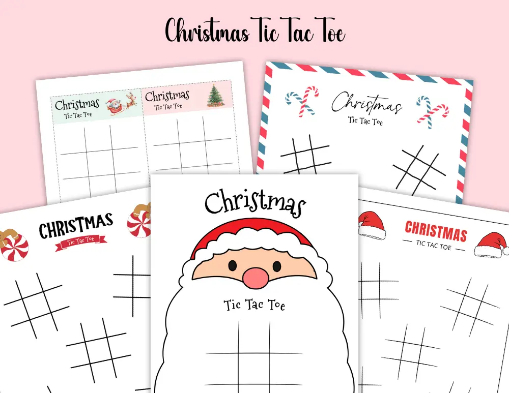 Printable Christmas Tic Tac Toe