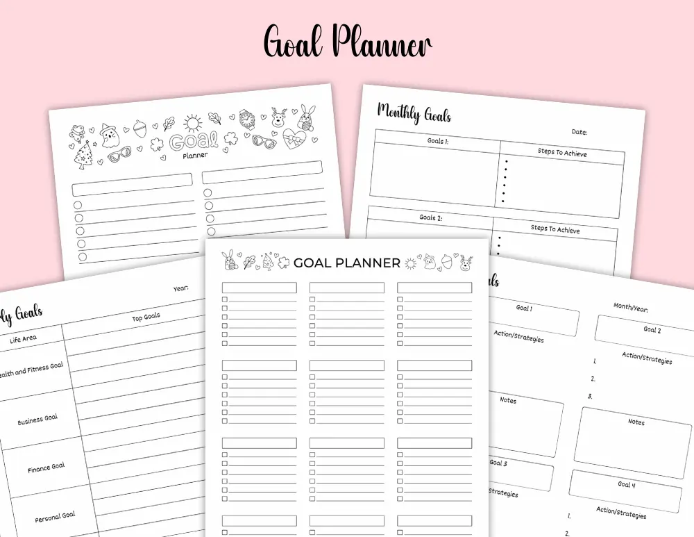Printable Goal Planner